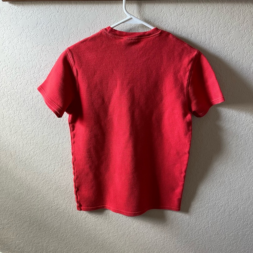Polo Ralph Lauren Women’s Red Crewneck T-Shirt Short Sleeve 100% Cotton S/P - Picture 4 of 7